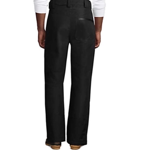 NEW Lands’‎ End Men’s Primaloft Insulated Waterproof Black Snow Pants Sz.… - Picture 3 of 16